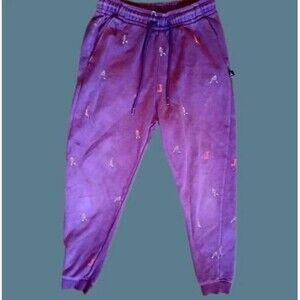 Jordan Essentials Holiday Allover Print Fleece Sweatpants Sz 30"W & 26" Inseam